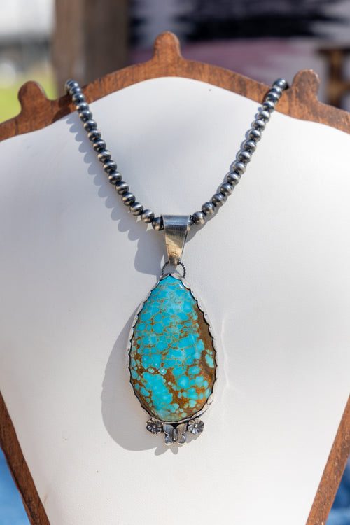 #8 turquoise pendant