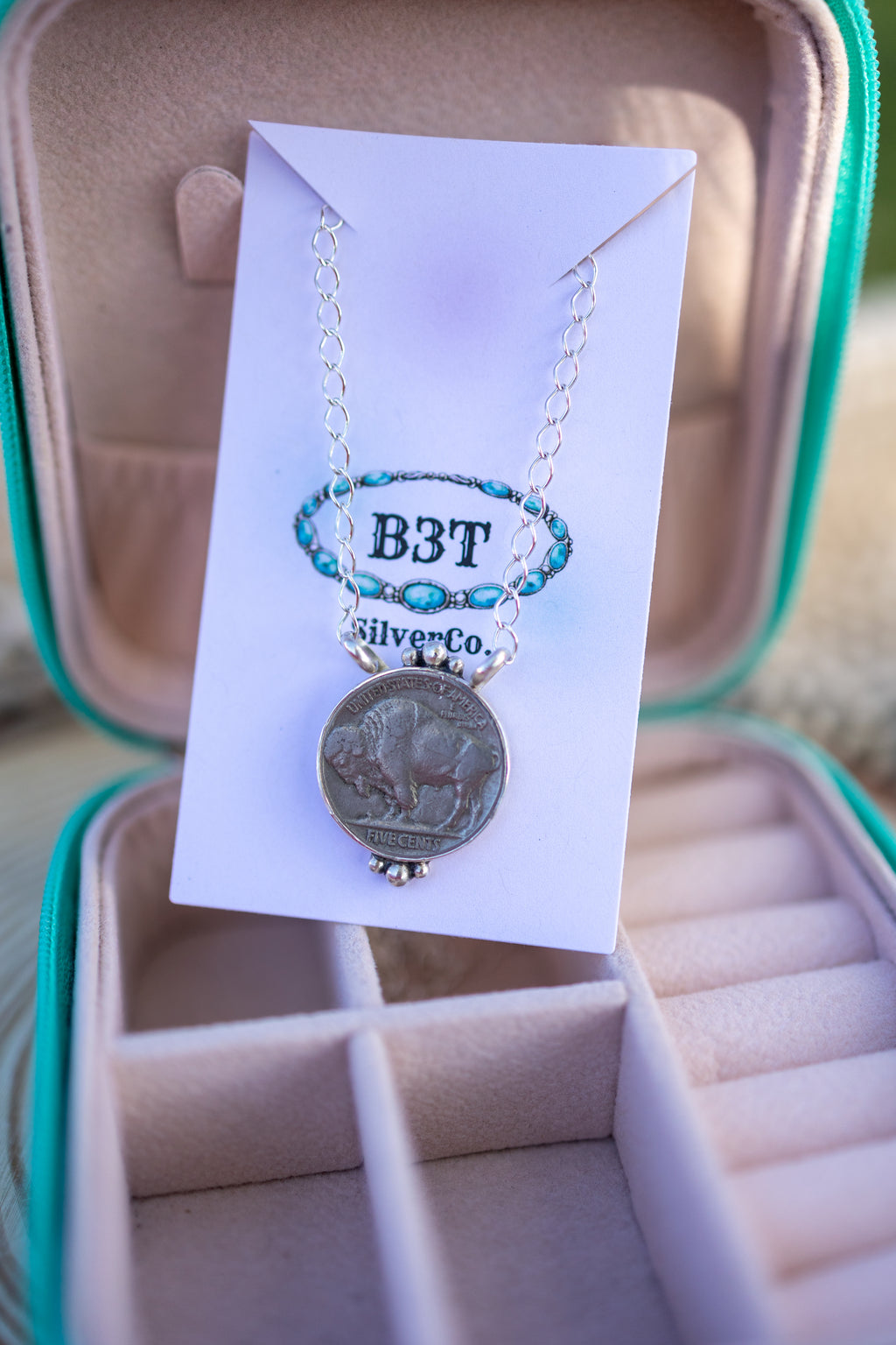 Buffalo nickle necklace
