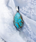 #8 turquoise pendant