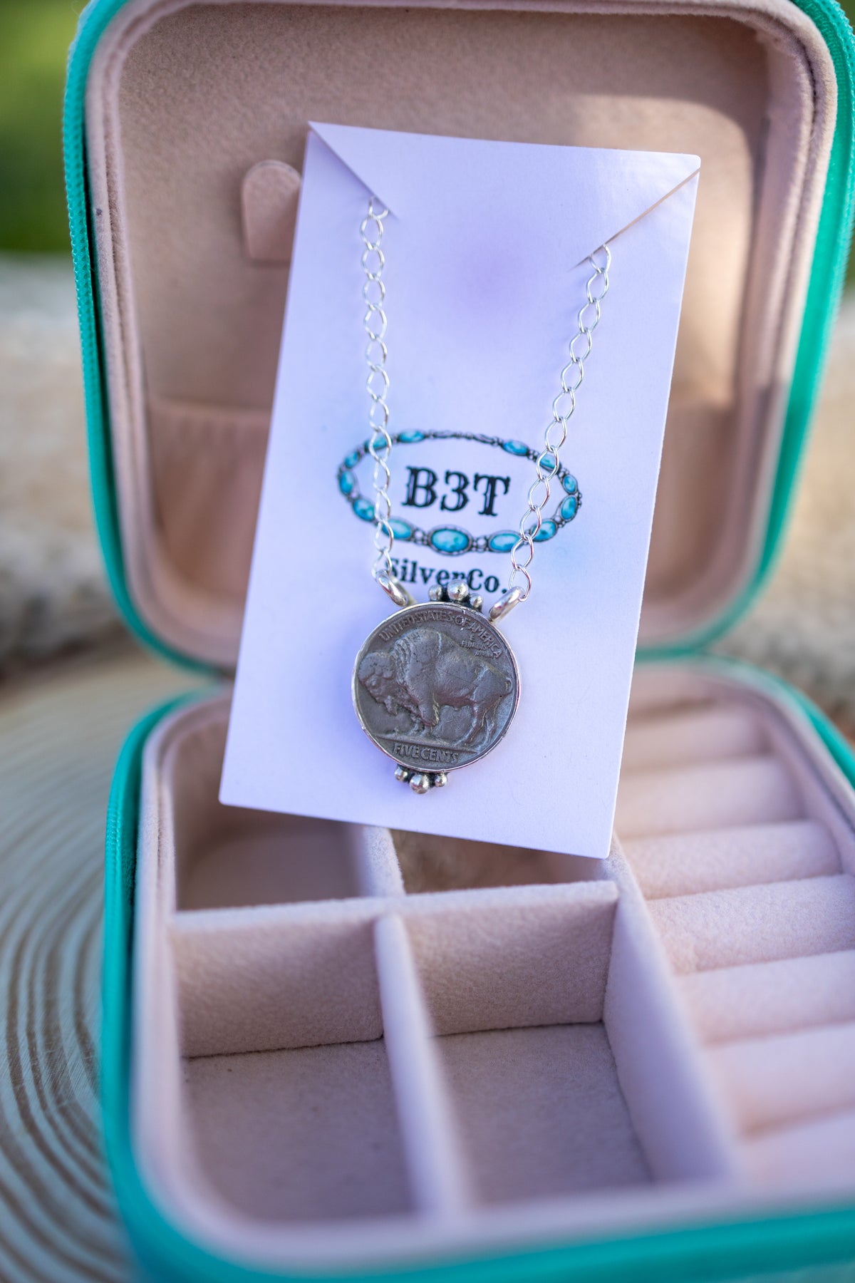 Buffalo nickle necklace