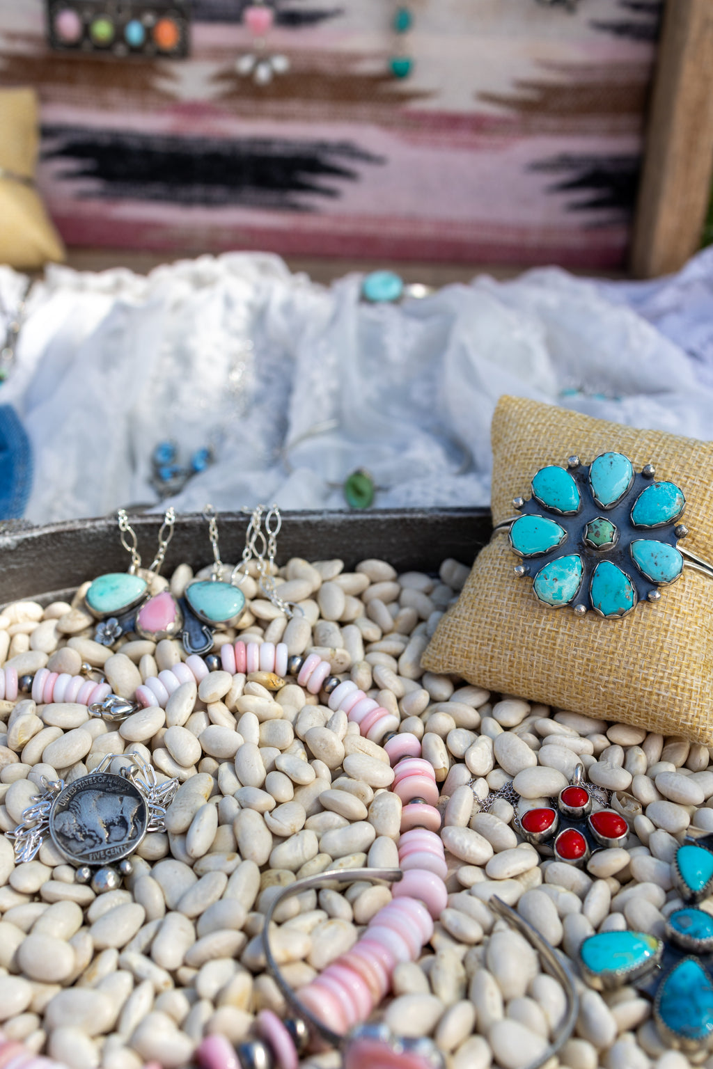 Blue Sonoran and Pink Conch