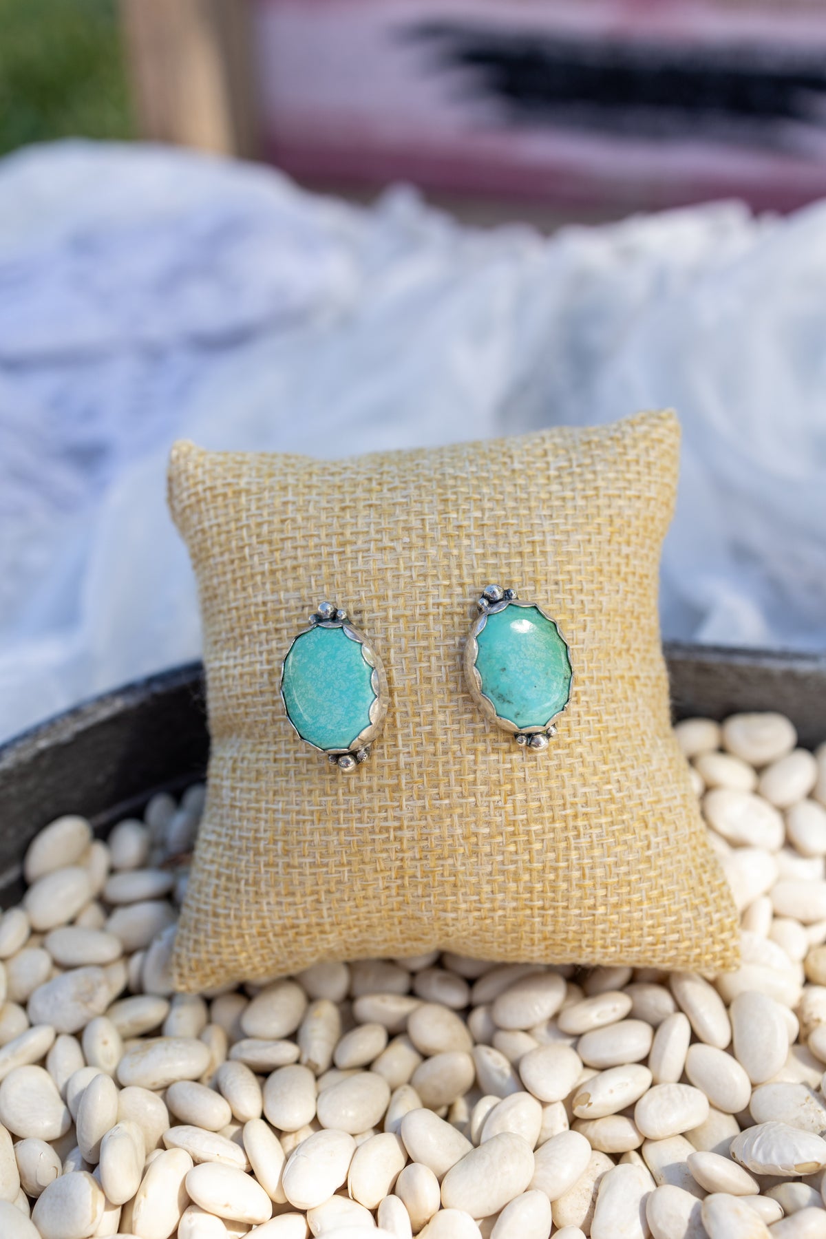 Blue Sonoran studs