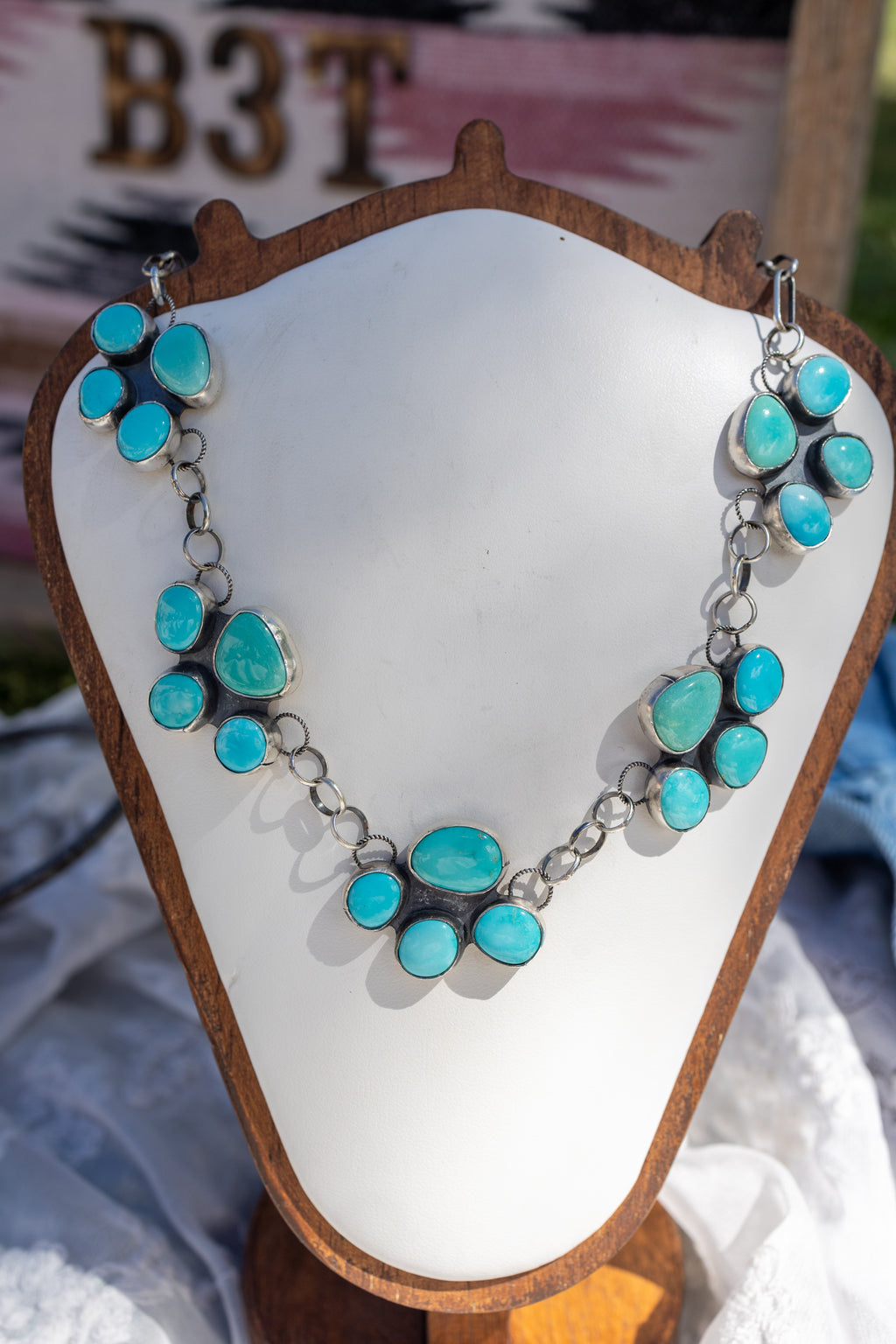 Lone mountain statement necklace