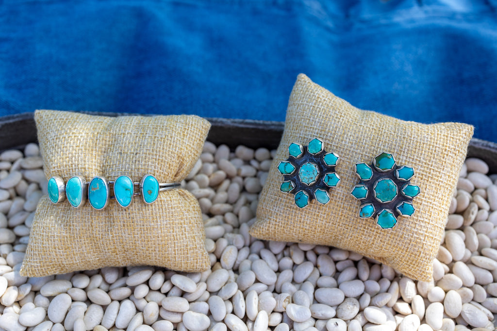 Lone mountain earrings
